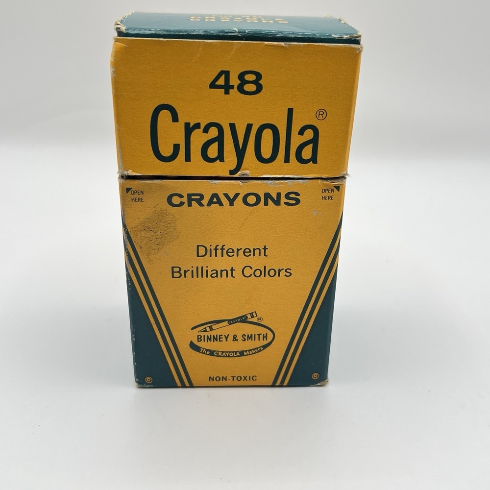 VTG‎ Crayola Binney & Smith Crayons 48 Count (Actual 47) 1970/80s USA MADE